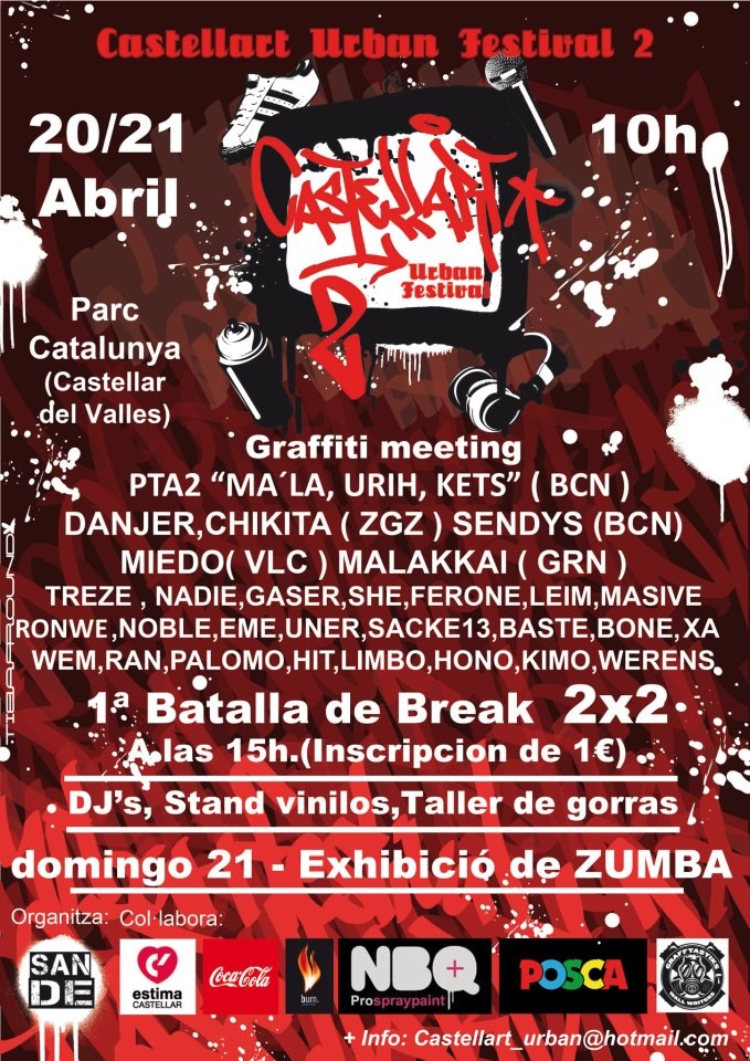 20.04.13- Exhibición Graffiti «CASTELLART URBAN FESTIVAL 2»