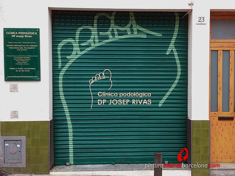 Persiana CLÍNICA PODOLÓGICA – Mataró (Spain) ©2013 [Spray]
