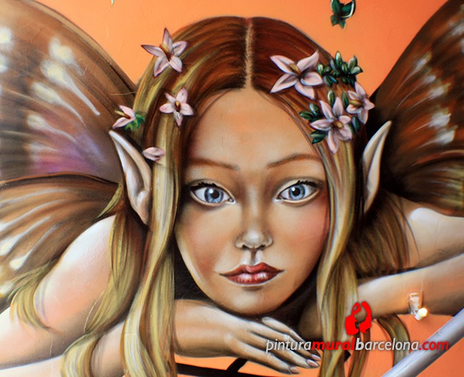 detalle-cara-hada-mural-graffiti-mariposas