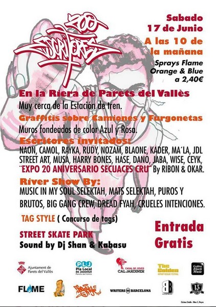 17.06.17 – Exhibición de Graffiti «200 escritores» en Parets de Vallès, Barcelona