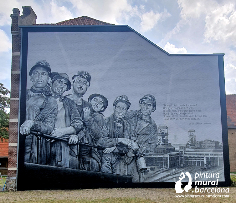 mural-fachada-eisden-mineros-mineros-limburg-belgica